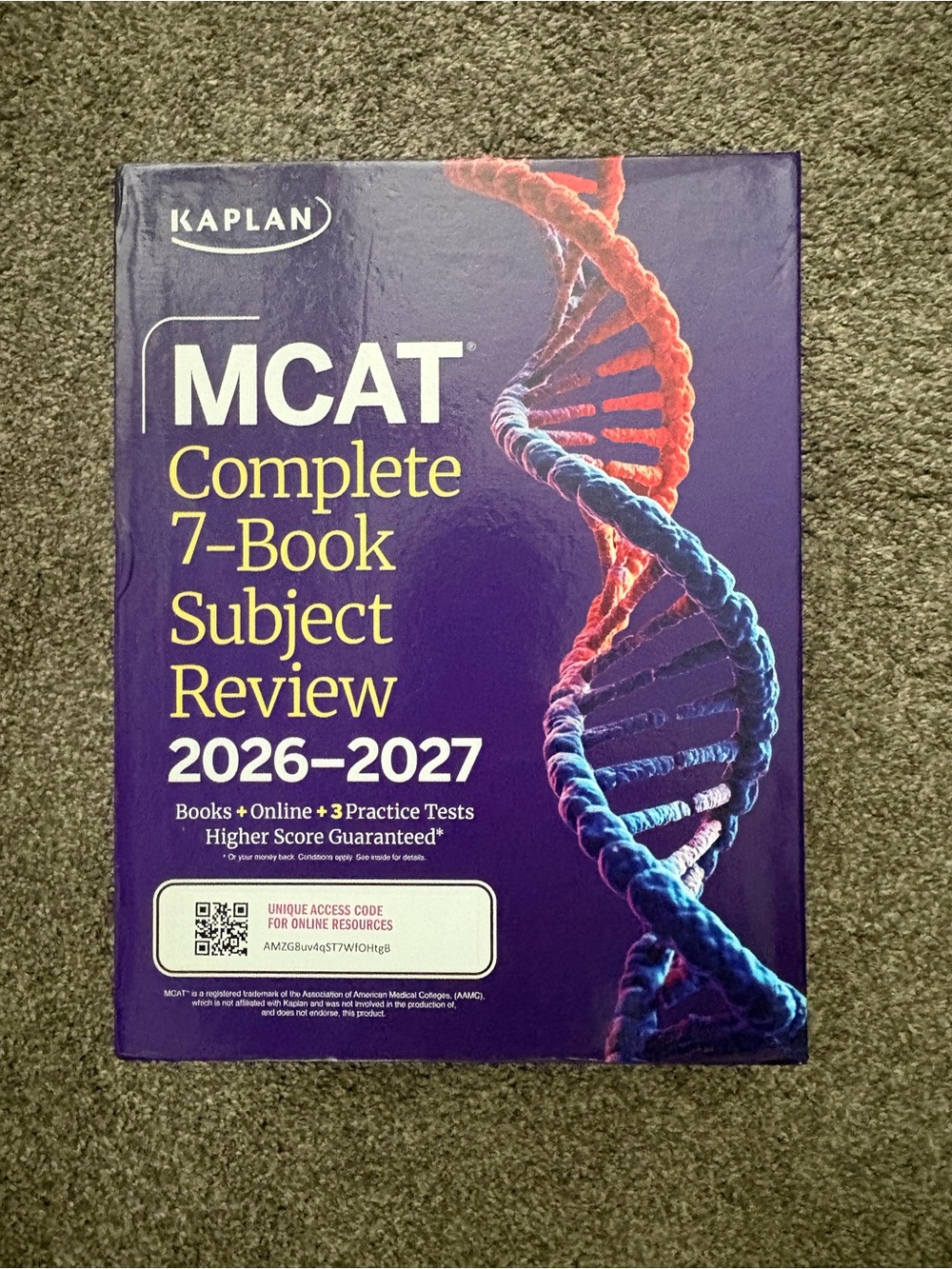 Kaplan MCAT Complete 7-Book Subject Review 2026-2027 - Purple Cover